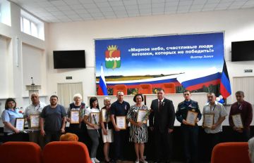 В Амвросиевке прошли мероприятия, посвященные Дню России