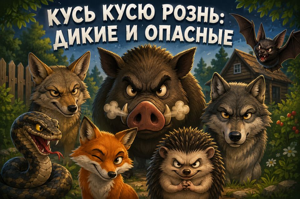 Осторожно, дача! Что делать при встрече с дикими животными