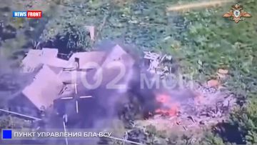 Удары по пункту управления БПЛА, позициям и дронам ВСУ