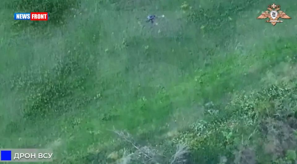 Кадры уничтожения дронов ВСУ под Яблоновкой
