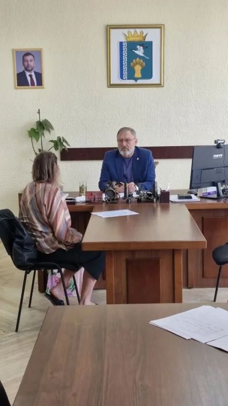 Сегодня провел личный прием жителей