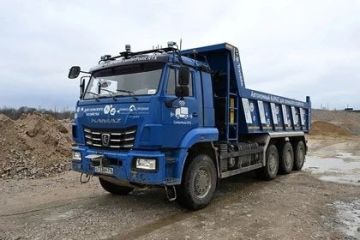 На Каранском карьере тестируют беспилотную технику для дорожной отрасли ДНР