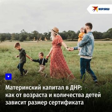 Материнский капитал в ДНР: как от возраста и количества детей зависит размер сертификата