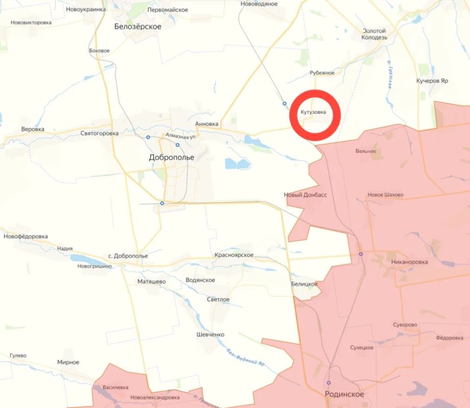 Российские войска освободили населенный пункт Кутузовка восточнее Доброполья, сообщило Минобороны РФ