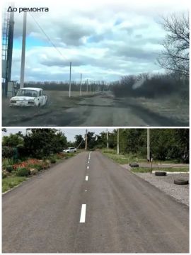 Александр Бондаренко: Сдан еще один восстановленный дорожный объект в Амвросиевском округе