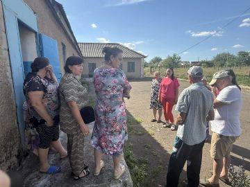 Состоялась рабочая встреча депутата Тельмановского муниципального совета Марии Вагнер с жителями села Орловское