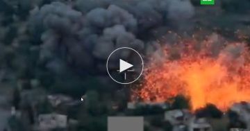 Удар ФАБами по пунктам дислокации и управления БПЛА ВСУ попал на видео