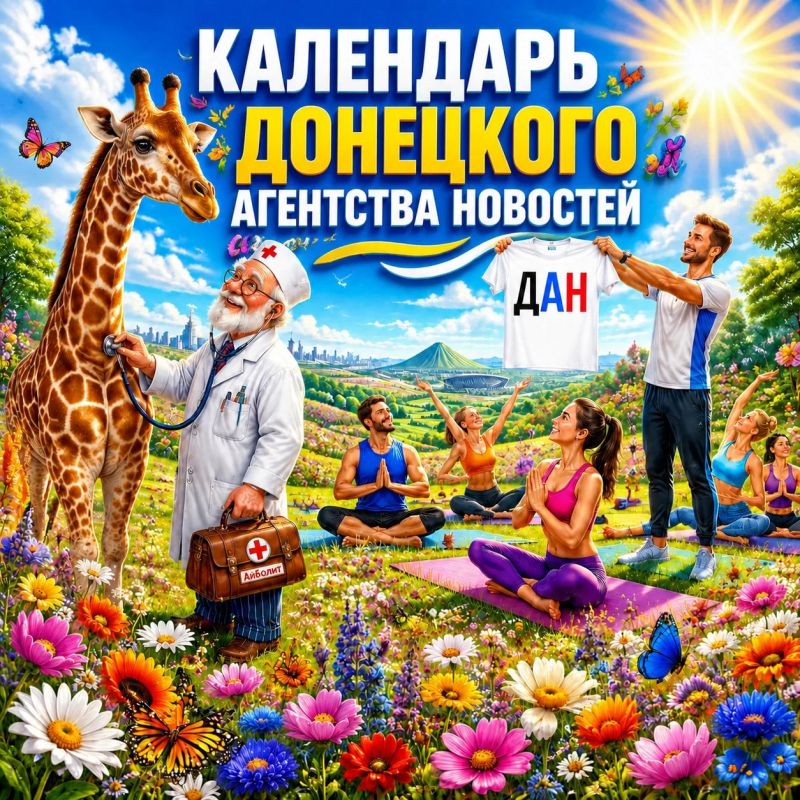 День медработника, футболки, жирафа и йоги