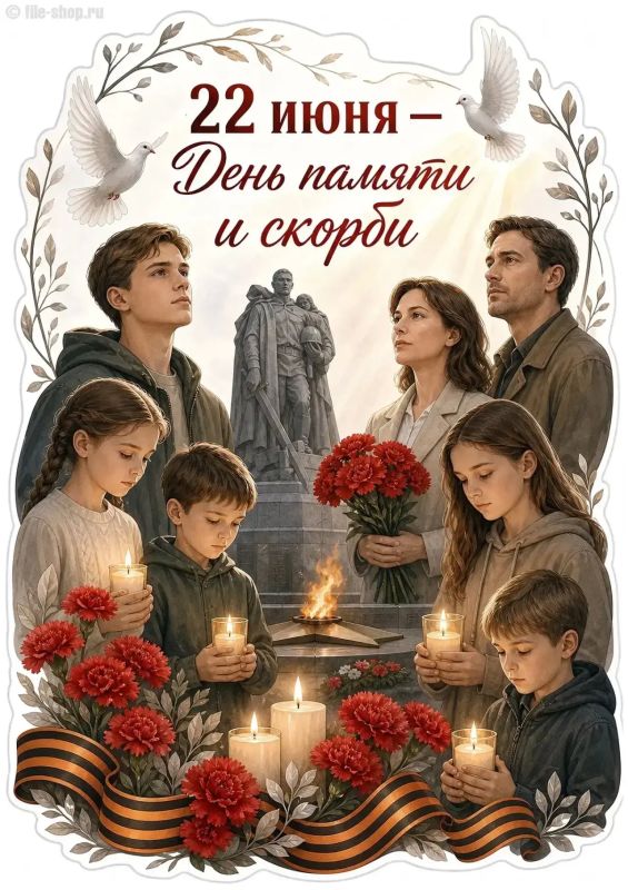 22 июня День памяти и скорби, день начала Великой Отечественной войны