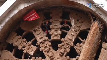 Строительство проходки тоннеля между станциями «Липовая Роща» и «Строгино» Рублево-Архангельской линии метро завершено