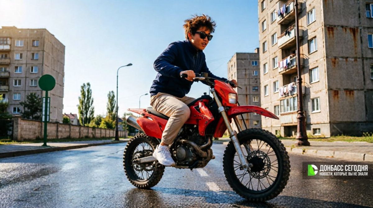В Торезе мать 13-летнего мотоциклиста привлекли к ответственности после ДТП