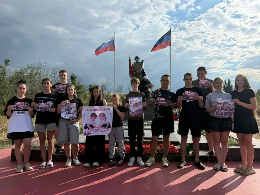 22 июня, в День памяти и скорби в с. Успенка, с. Благодатное, пос. Нижнекрынское прошли памятные мероприятия
