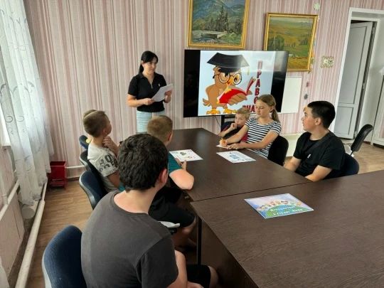 В Новозарьевке прошел правовой квест «Путешествие в страну «Правознайка»