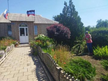 В Орлово-Ивановке Шахтерского округа провели работы по благоустройству