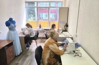 В Мариуполе открылась швейная мастерская «Лоскуток» для пожилых людей