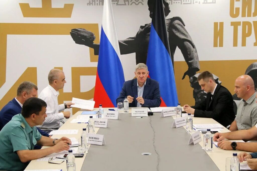 Председатель Правительства Андрей Чертков провел первое заседание Морского совета ДНР
