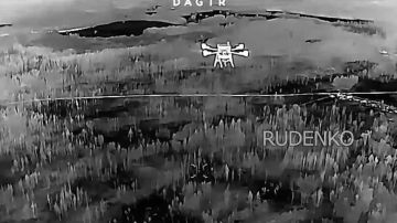 Андрей Руденко: Операторы FPV-перехватчиков войск беспилотных систем группировки «Запад» выслеживают и уничтожают различные разведывательные и ударные БпЛА подразделений ВСУ в районе Красного Лимана
