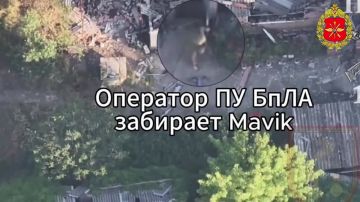 Тонкая работа: наши дроноводы разнесли пункты управления БПЛА противника, ловко заводя коптеры через коридоры разрушенных зданий