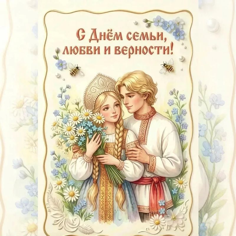 Константин Зинченко: Уважаемые жители нашего муниципального округа! Дорогие земляки! От всего сердца поздравляю вас со светлым и душевным праздником — Днем семьи, любви и верности!