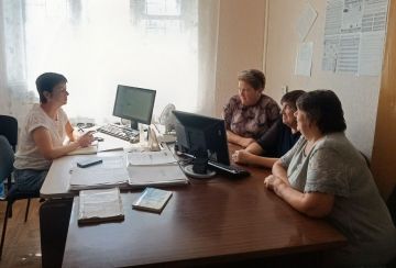 Заместитель главы Администрации Тельмановского округа провела встречу с трудовым коллективом отдела государственной статистики в пгт Тельманово