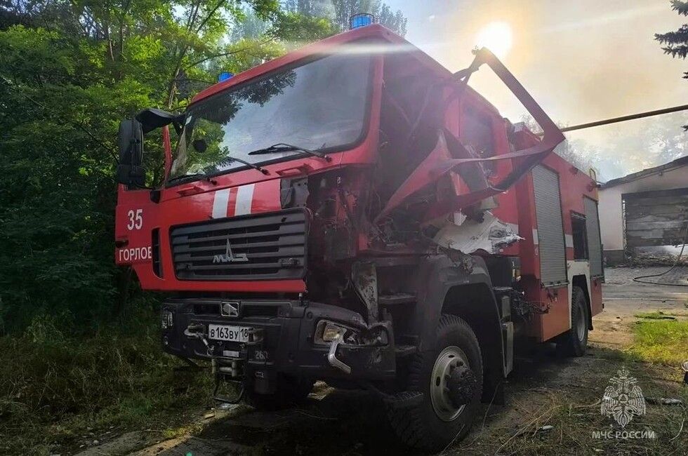 В Горловке из-за атаки БПЛА травмирован сотрудник МЧС