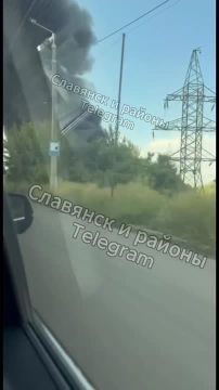 В районе Славянска уничтожена очередная АЗС