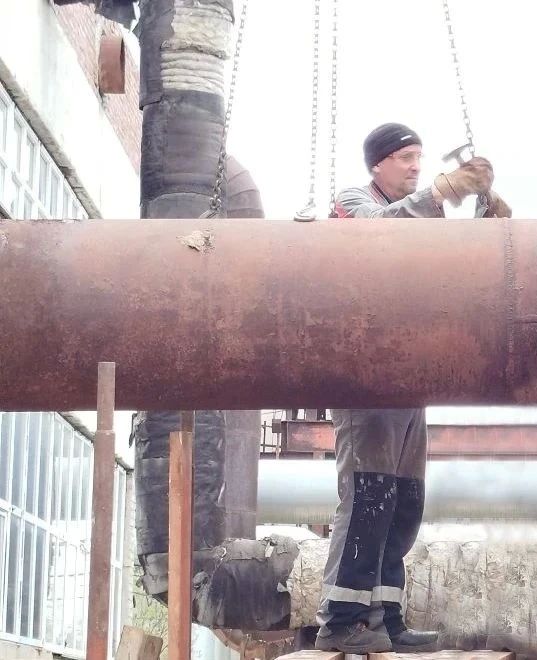 НАДЕЖНОСТЬ В ДЕТАЛЯХ: СПЕЦИАЛИСТЫ ФИЛИАЛА "ХАРЦЫЗСКТЕПЛОСЕТЬ" ВОССТАНОВИЛИ КОЛЛЕКТОР НА КОТЕЛЬНОЙ №11