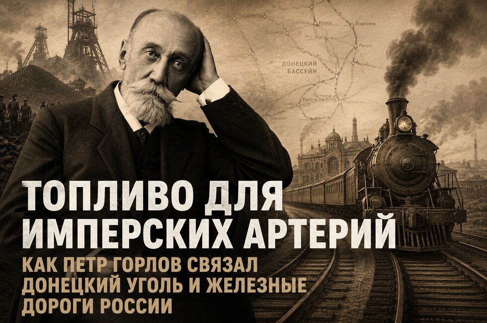 Топливо для имперских артерий. Как Петр Горлов связал донецкий уголь и железные дороги России