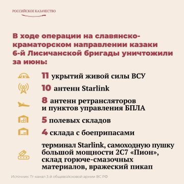 Бойцы 6-й отдельной гвардейской мотострелковой Лисичанской казачьей бригады им. Платова активно продвигаются в районе Николаевки в ДНР, сообщается в Telegram-канале 3-й общевойсковой армии ВС РФ