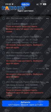 Доставка Ozon через пункты партнеров снова пропала в ДНР