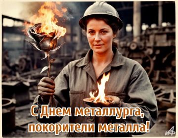 С Днём металлурга!. Уважаемые труженики донецкой земли, дорогие металлурги! Сердечно поздравляю вас с профессиональным праздником – с Днём металлурга! Ваш труд – это основа нашего региона, это сила и мощь, которые формируют...