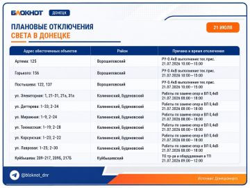 Где отключают свет в Донецке, почему, и как надолго?
