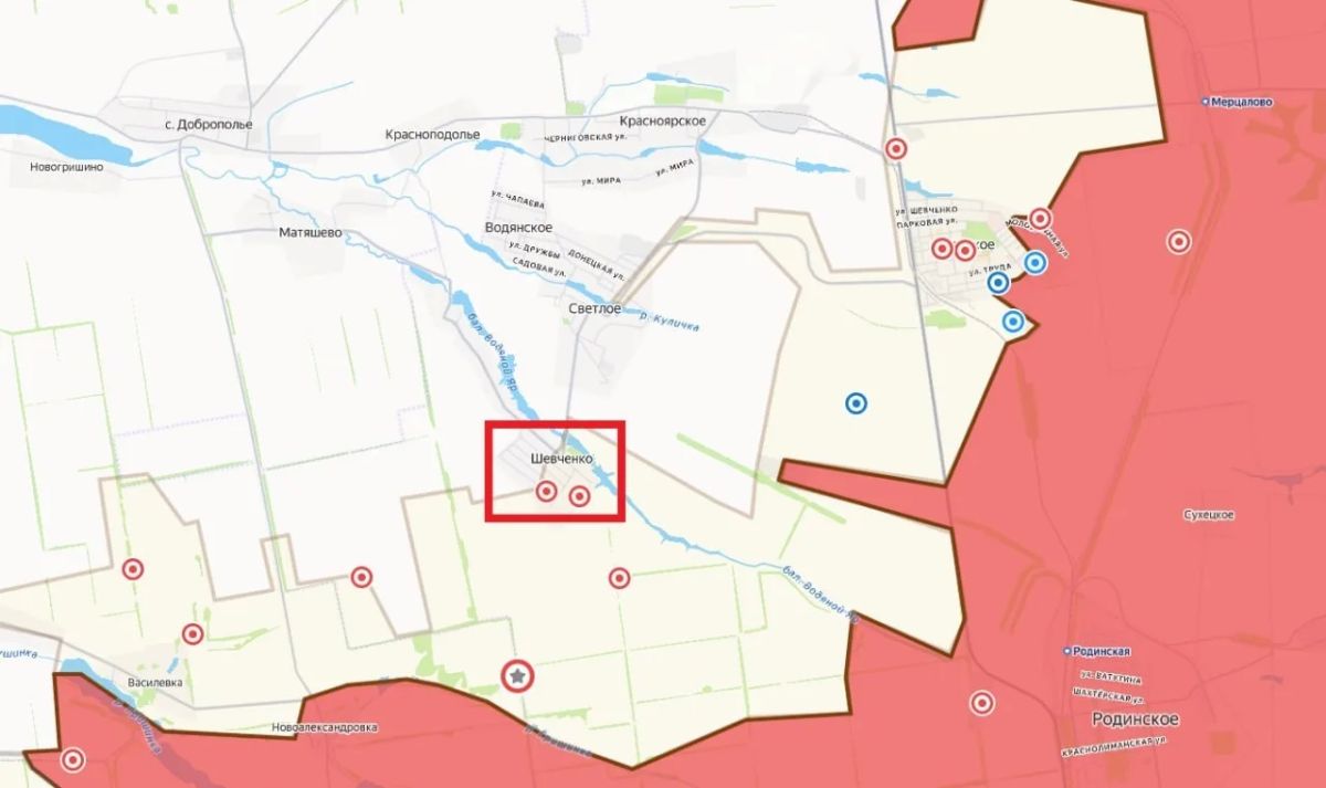 Населённый пункт Шевченко в ДНР — НАШ