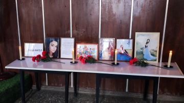 В День памяти детей — жертв войны в Донбассе в Камышеватском СДК зажгли свечи в память о Елене Бердник