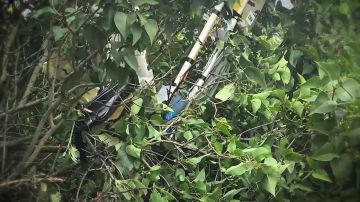 Украинский беспилотник "Блискавка", сбитый сводными МОГами под Макеевкой