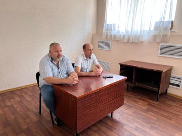 Заместитель главы администрации Евгений Глебов провел встречу с коллективом Дебальцевского участка «Енакиевотеплосеть»