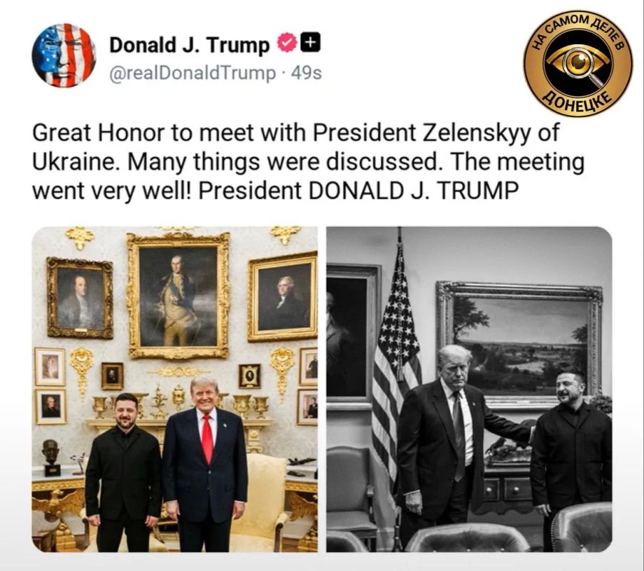 Мало кто обратил внимание на пост Трампа в Х после абсолютно нулевой для украинской делегации встречи с Зеленским в США