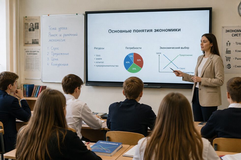 Школьники начнут изучать экономику своего региона в рамках внеурочного курса