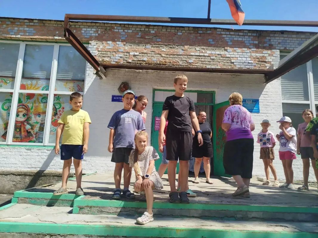 В Михайловке провели развлекательное мероприятие для детей посвященною Дню ВДВ