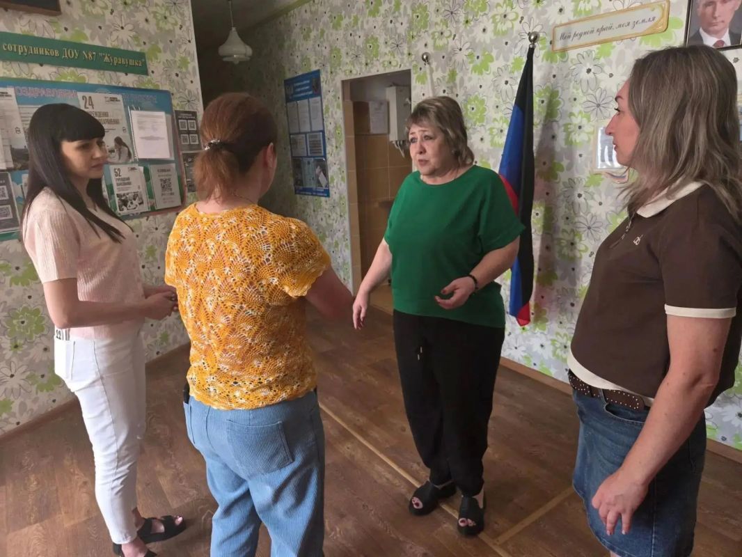 В Калининском районе Горловки состоялись встречи с трудовыми коллективами