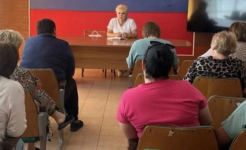 В пос. Металлист состоялась встреча с жителями