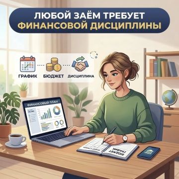 Любой заём требует финансовой дисциплины