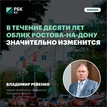 Игорь Мартынов: Ревенко: в течение десяти лет облик Ростова-на-Дону значительно изменится