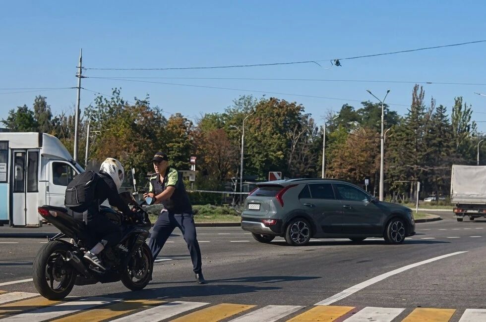В Донецке задержали мотоциклиста, сбившего инспектора ГАИ