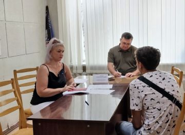 Глава Амвросиевского муниципального округа Игорь Лызов провёл прием граждан