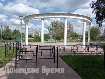 Для отдыха и для спорта: в Летнем парке Волновахи готовят к открытию пейнтбольную площадку