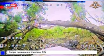 Кадры ликвидации блиндажа ВСУ