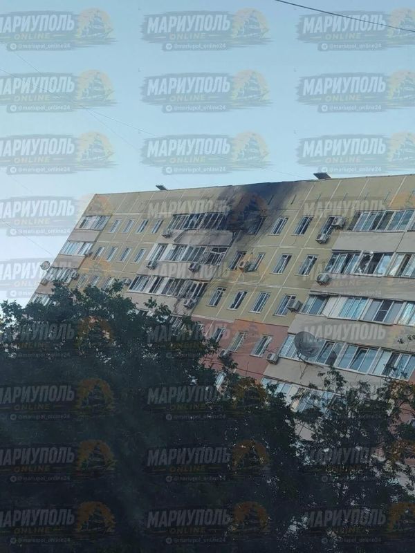 Атакованный ночью Мариуполь