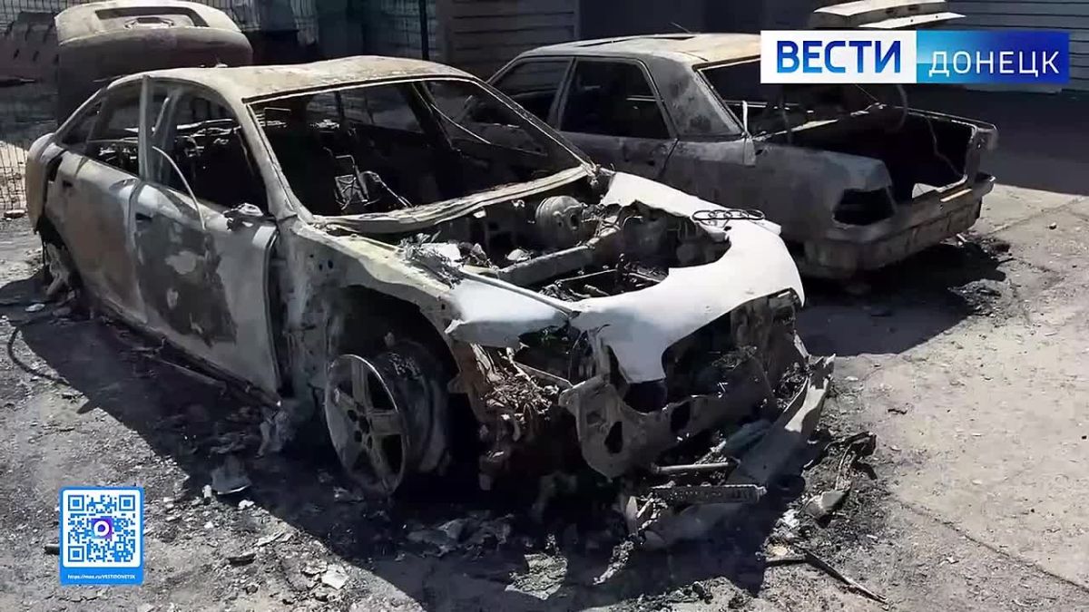 Около 45 окон выбиты в городской больнице №3 в Горловке в результате ночной атаки БПЛА ВСУ