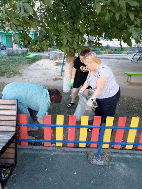 Сегодня, 13 августа, в Червоногвардейском районе вновь прошла акция «Маленькие добрые дела»